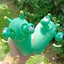 2x Squishy Hand Novelty Squeeze Toys Popping Out Ball Fidget Green Eyes Chrit... Carousel 8