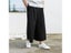 Korean Trend 9-point Pants Men's Linen Wide-leg Cotton Linen Skirt Pants Carousel 1