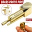 2pcs Solid Brass Tobacco Smoking Pipe Brass Chamber Bowl Hand Proto Pipes Carousel 1