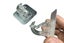 4PCS No Drill Curtain Rod Brackets Self Adhesive for Bathroom Kitchen-Clean Carousel 3