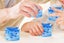 4Pcs Mini Ice Block Stress Ball Toy Polyhedron Diamond Sugar Ball Sensory Fidget Carousel 5