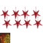 8Pcs Christmas Paper Star Lantern Lampshade 3D Paper Star Hanging Decoration for Carousel 1