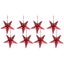 8Pcs Christmas Paper Star Lantern Lampshade 3D Paper Star Hanging Decoration for Carousel 2