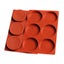2pcs Silicone Muffin Top Pans Round Baking Mold for Hamburger Chocolate Cake Pie Carousel 4