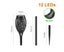 4pcs Solar Powered Flame Torch Decorative Light with 12 LEDs Carousel 6