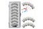 8Pcs Eyelash Set Curler Clip Quantum Kit False Eyelashes 3D Eye Lashes Tool-Styl Carousel 3