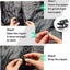 6Pcs Universal Instant Fix A Zipper Repair Replacement Zip Sewing Kit DIY Rescue Carousel 6