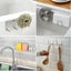 4 Pcs Stainless Steel Adhesive Sponge Holder -Kitchen Sink Caddy for Accessories Carousel 4
