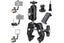 2Pcs Super Clamp Camera Clamp Mount Monitor With Action Camera Adapter Phone Cla Carousel 1