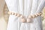 2Pcs 49CM Rtain Tieback Boho Wooden Bead Rope Curtain Tie Carousel 6
