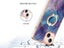 Finger Ring Kickstand Case Cover for iPhone 13 Marble Carousel 3