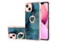Finger Ring Kickstand Case Cover for iPhone 13 Mini Marble Carousel 1