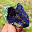 33GBest Natural Azurite/Malachite raw Crystal Mineral Specimen Carousel 9