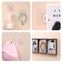 30-Pack Seamless Self-Adhesive Hook - Punch-Free Wall Hanger, Nail Screw Sticker Carousel 8