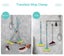 5 Self-Adhesive Broom Mop Holder - Wall Mounted, No-Drill Space-Saving Oragnizer Carousel 6