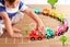 Toy Wooden Train Toy Set Number Educational Toys for Kids-Style 1: Dinosaur Numb Carousel 7