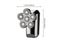 5-in-1 Electric Professional Mens 6D Razors Rotary Head Shavers Waterproof Cordl Carousel 6