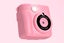 Instant Print Camera for Kids Zero Ink Print Photo Camera with 32G TF Card-Pink Carousel 7