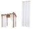 Water Resistant Curtain White Outdoor Sheer Curtains for Patio Living Room Bedro Carousel 1