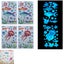 2pcs Ocean Wall Decals Glow in The Dark Sea Wall Stickers Underwater Sea World W Carousel 1