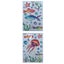 2pcs Ocean Wall Decals Glow in The Dark Sea Wall Stickers Underwater Sea World W Carousel 2