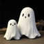 Middle Finger Cute Ghost Statue Halloween Home Decoration Carousel 4