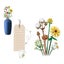 Flower Bouquet Building Blocks Kit DIY Unique Decoration Artificial Flowers for Carousel 4