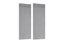 2Pcs French Curtains Privacy Thermal Insulated Bedroom Blackout Door Curtains Wi Carousel 2