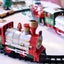 Toy Christmas Train Set for Kids Classic Railway Tracks Toy Kits Gifts Carousel 3