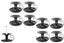 8Pcs Retro Handheld Candle Holders Black Iron Taper Table Centerpiece for Thanks Carousel 1
