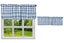 Buffalo Check Plaid Window Valances Farmhouse Design Window Treatment Decor-Blue Carousel 1