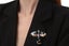 2Pcs Vintage Punk Dragon Flying Shape Brooch Pin Lapel Clothes Jewelry Accessory Carousel 3