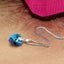 925 Sterling Silver Premium Crystal Heart Necklace "Esmeralda" (Blue) Carousel 3