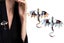 2Pcs Vintage Punk Dragon Flying Shape Brooch Pin Lapel Clothes Jewelry Accessory Carousel 1