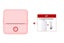 Mini Pocket Wireless Thermal Printer Bluetooth Photo Inkless Sticker Printer-Pin Carousel 4