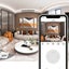 Wireless Security Camera WiFi Smart Camera Night Vision Surveillance System for Carousel 4