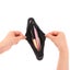 Portable Travel Makeup Brush Holder Silicone Makeup Brush Case Bag -Black Carousel 2