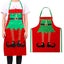 2PCS Christmas Aprons Adjustable Cooking Aprons for Kitchen Party Gardening Baki Carousel 3