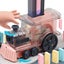 Toy Domino Train Set Automatic Laying Train with 80Pcs Domino Blocks for Kids-Pi Carousel 5