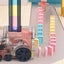 Toy Domino Train Set Automatic Laying Train with 80Pcs Domino Blocks for Kids-Pi Carousel 6