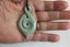 BEAUTIFUL KORU-TWIST TWIST INANGA FLOWER POUNAMU / Jade Twist #196 Carousel 1
