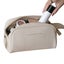 Double Zipper Cosmetic Bag Makeup Organizer Travel Toiletry Bag -White Carousel 3