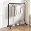 Standard Clothes Rack for Hanging Clothes Coat Rack with Wheels Shelves Storage Carousel 2