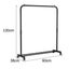 Standard Clothes Rack for Hanging Clothes Coat Rack with Wheels Shelves Storage Carousel 5