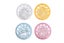4pcs Purse Handbag Cleaning Balls Reusable Sticky Cleaner Ball Assorted Colour Carousel 2