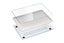 Clear Plastic Hard Shell and Silicone Clear Keyboard Cover Skin Protector for Ap Carousel 5