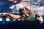 Silicone Swimming Cap Highly Elastic Ear Protection Swimming Hat Solid Color for Carousel 4