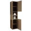 Bathroom Wall Side Cabinet 1600mm - Natural Oak Carousel 3