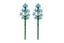 2Pcs Flower Building Block Kit Artificial Flowers Building Sets-Babysbreath Carousel 2