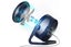 Portable Mini USB Small Cooling Fan Desk Desktop Fan-8 Inch Style Carousel 4